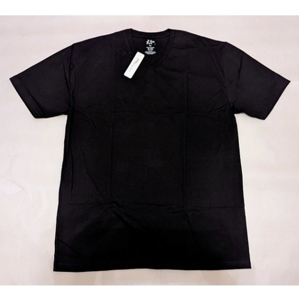 🆕 IBS HEAVY WEIGHT V-NECK SHORT SLEEVE T-SHIRT - BLACK - MEN - 5X